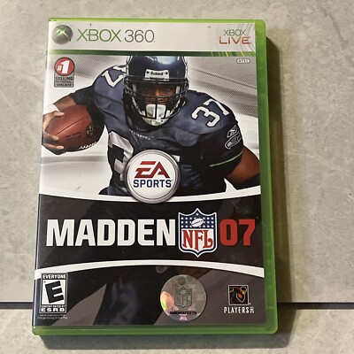 Madden NFL 07 (Microsoft Xbox 360) No Manual