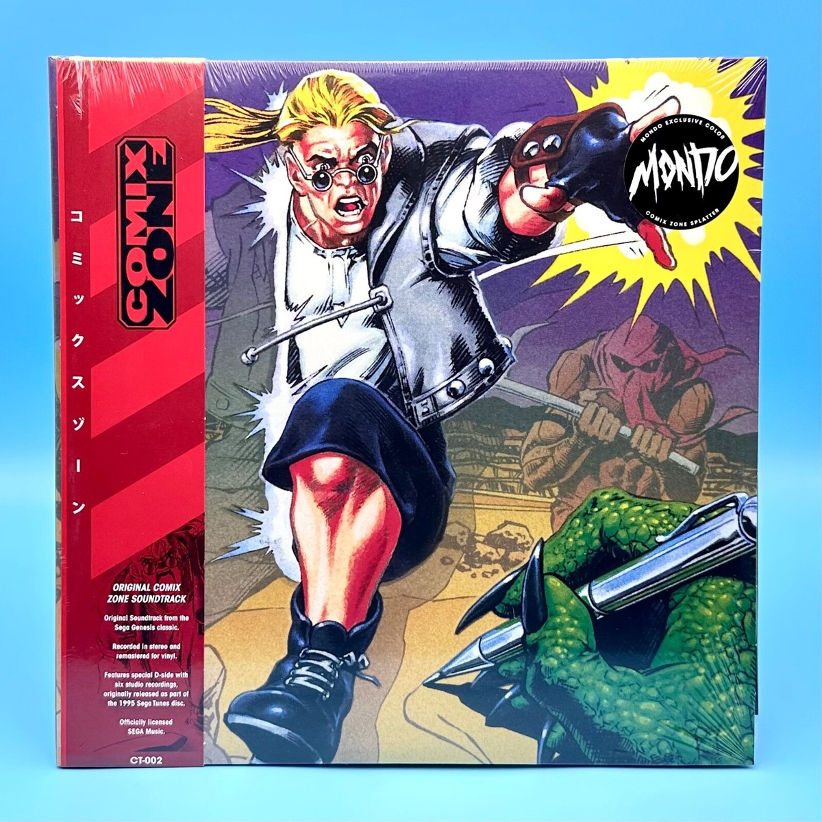 Comix Zone Original Game Vinyl Soundtrack 2xLP Red Yellow Splatter
