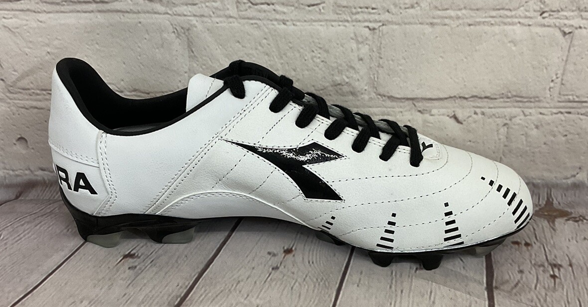 Diadora  3
Soccer Men\'s Evoluzione Soccer Cleat Diadora DD Evoluzione K-Leather FG White/Black main image 4