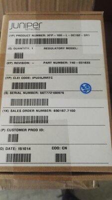 Nr.4 JUNIPER NETWORKS XFP-10G-L-OC192-SR1 (NEU - NEW) PN: 740-031833