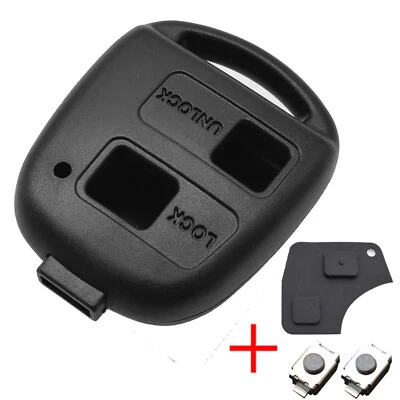 Autoschlüssel Schlüsselgehäuse Für Toyota RAV4 Yaris Prado Tarago Camry Echo~