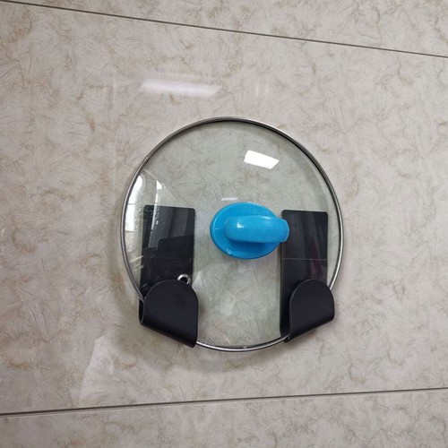 4 Sets Pan Lid Organizer Wall Mounted Pot Rack Easy to Clean Holder eBay