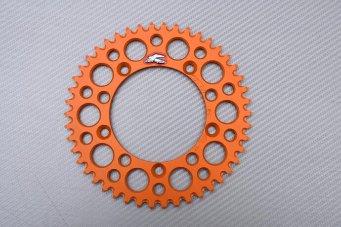 Couronne Renthal Ultra Light 46 dents 420 pour améliorer la KTM SX 65