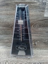 Vintage FRANZ Keywound Floating Mechanism Metronome Plastic Case Wind up