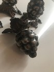 GRAPE SHAPE SILVER PLATED SALT PEPPER SHAKER W.B. CO. 1351 COPY R. set of 4 — photo 8