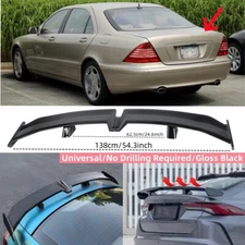 UNIVERSAL TRUNK LID SPOILER WING PRO STYLE FOR MERCEDES S-CLASS W220 SEDAN 99-05