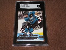 KEVIN LABANC AUTOGRAPHED 2016-17 UPPER DECK YOUNG GUNS RC SGC ENCAPSULATED SLAB