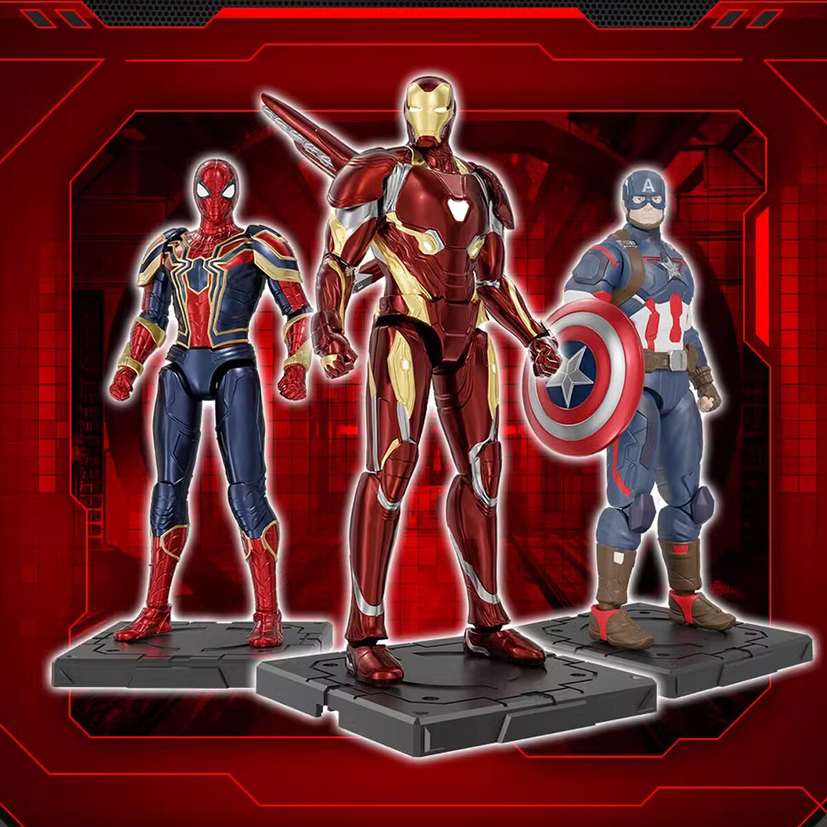 HiPlay Fondjoy Kit Modellismo Iron Man MK2 – Figura Mecha Musume In Scala 1:12 Da Collezione, Statuetta Premium Da Assemblaggio, 16 Cm