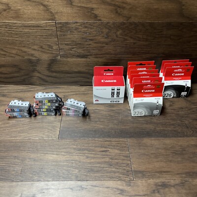 Lot of Genuine OEM Canon 225 and 226 Ink Cartridges NEW & Open Box