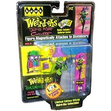 60s Retro Weird-ohs With Skateboard  5 Collectors Cards 42 Sling Rave Curvette