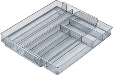 Honey-Can-Do KCH-02163 Steel Mesh 7-Compartment Expandable Utility Drawer Organi