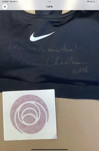 Brandi Chastain Signed Nike Soccer Olympics Sports Bra World Cup Medium NWT