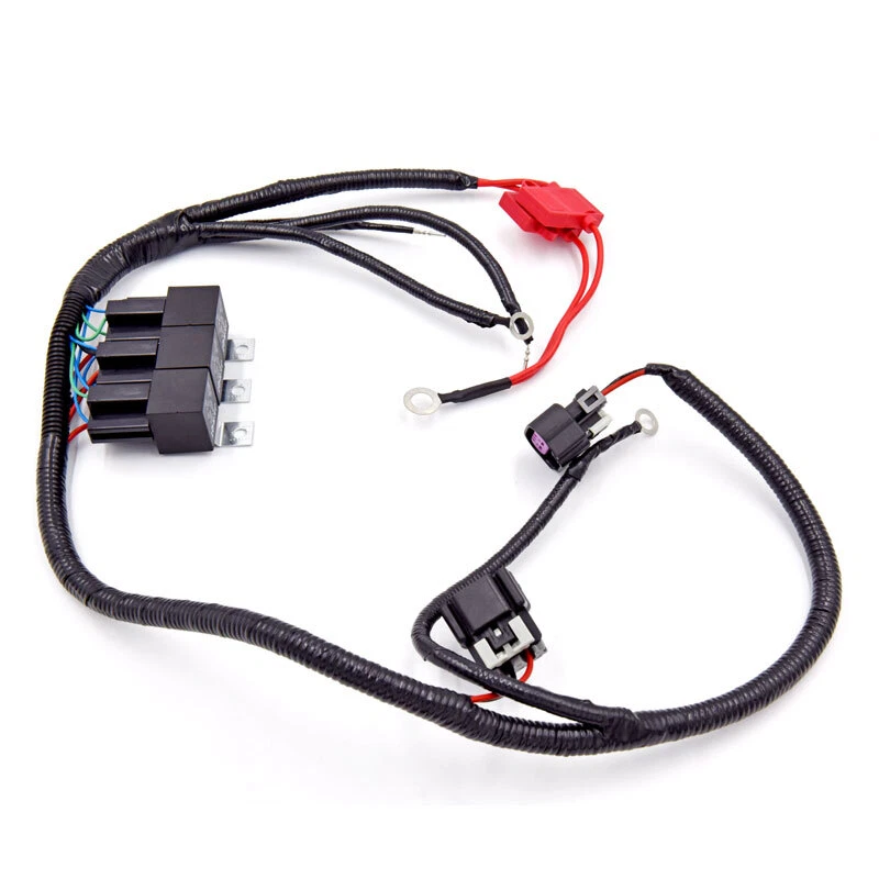 Kit de arnés de cableado de actualización de ventilador doble eléctrico para Chevy GM 1999-2006 control de ECU Foto 2 de 4