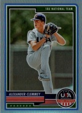 ALEXANDER CLEMMEY 2023 Panini USA Stars & Stripes Silver #43 Cleveland Indians