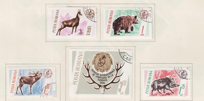 Romania Fauna Wild Animals Haunting set 1965 RO | eBay