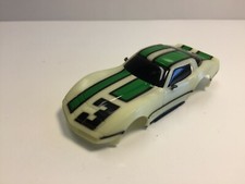 TYCO NOS CORVETTE GLOW IN THE DARK Body White/Gr 3  NEW  SUNDAY SALE 11.99