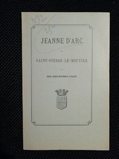 JEANNE D'ARC à Saint Pierre Le Moutier par 2 juges Nivernais à Rouen - 1892