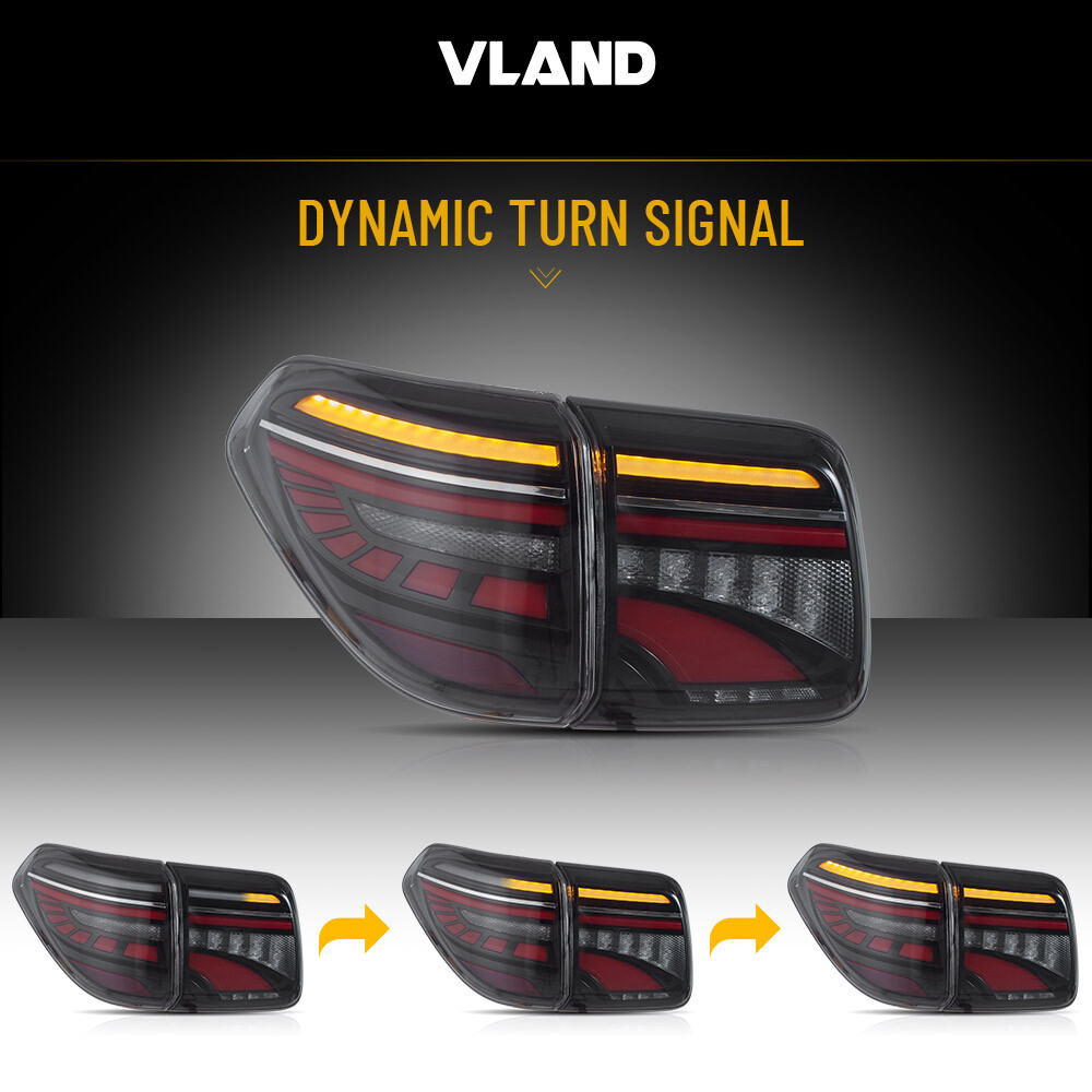 For 20102022 Nissan Armada Y62 Infiniti QX56 LED Tail Lights Clear Smoke A Pair eBay