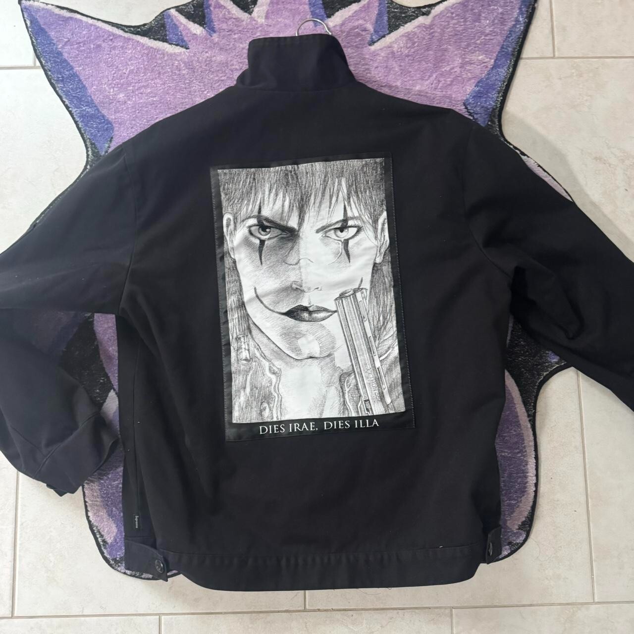 Supreme The Crow Work Jacket Size Large Black - image 3