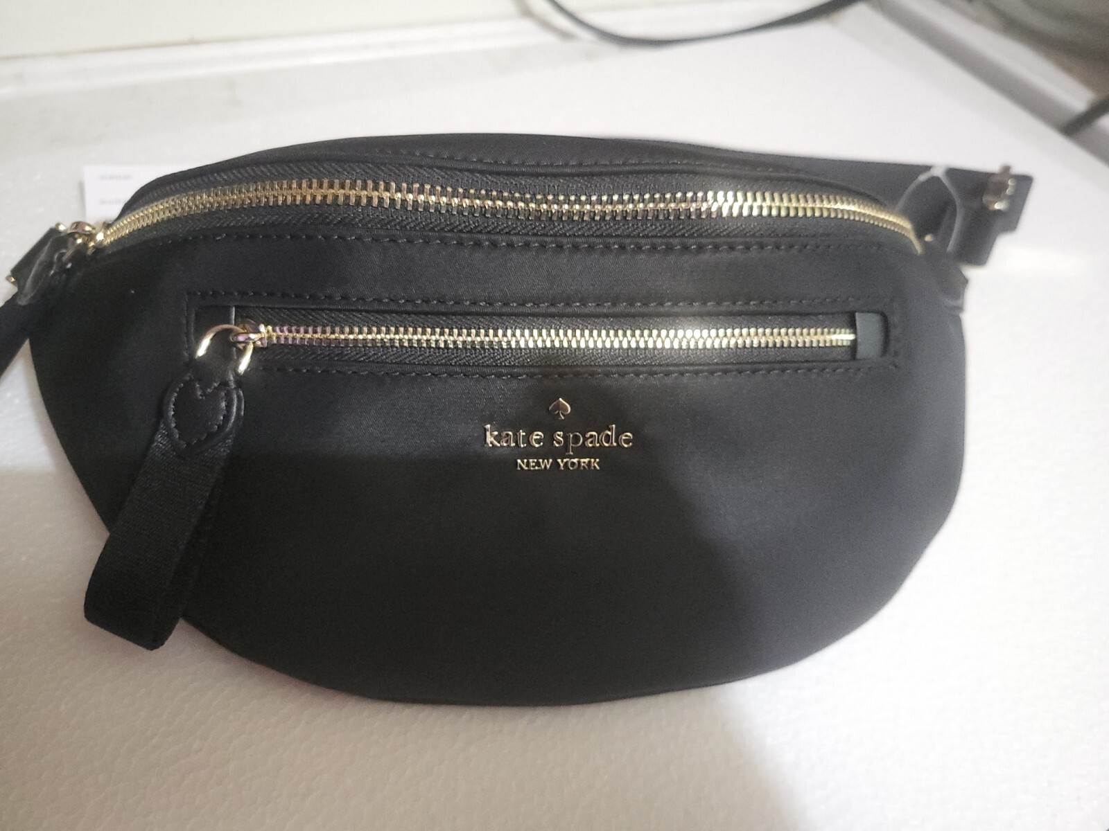 KATE SPADE CHELSEA BELT BAG WAIST FANNY PACK CROSSBODY BLACK NYLON eBay