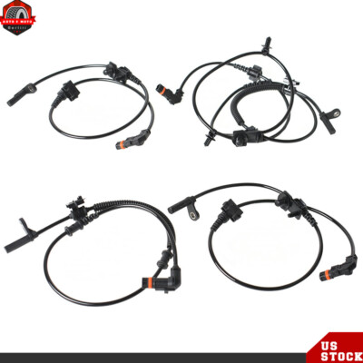 4pcs ABS Wheel Speed Sensor For 05/06/07/08/09/10 Chrysler 300 C 2.7L 5.7L 6.1L