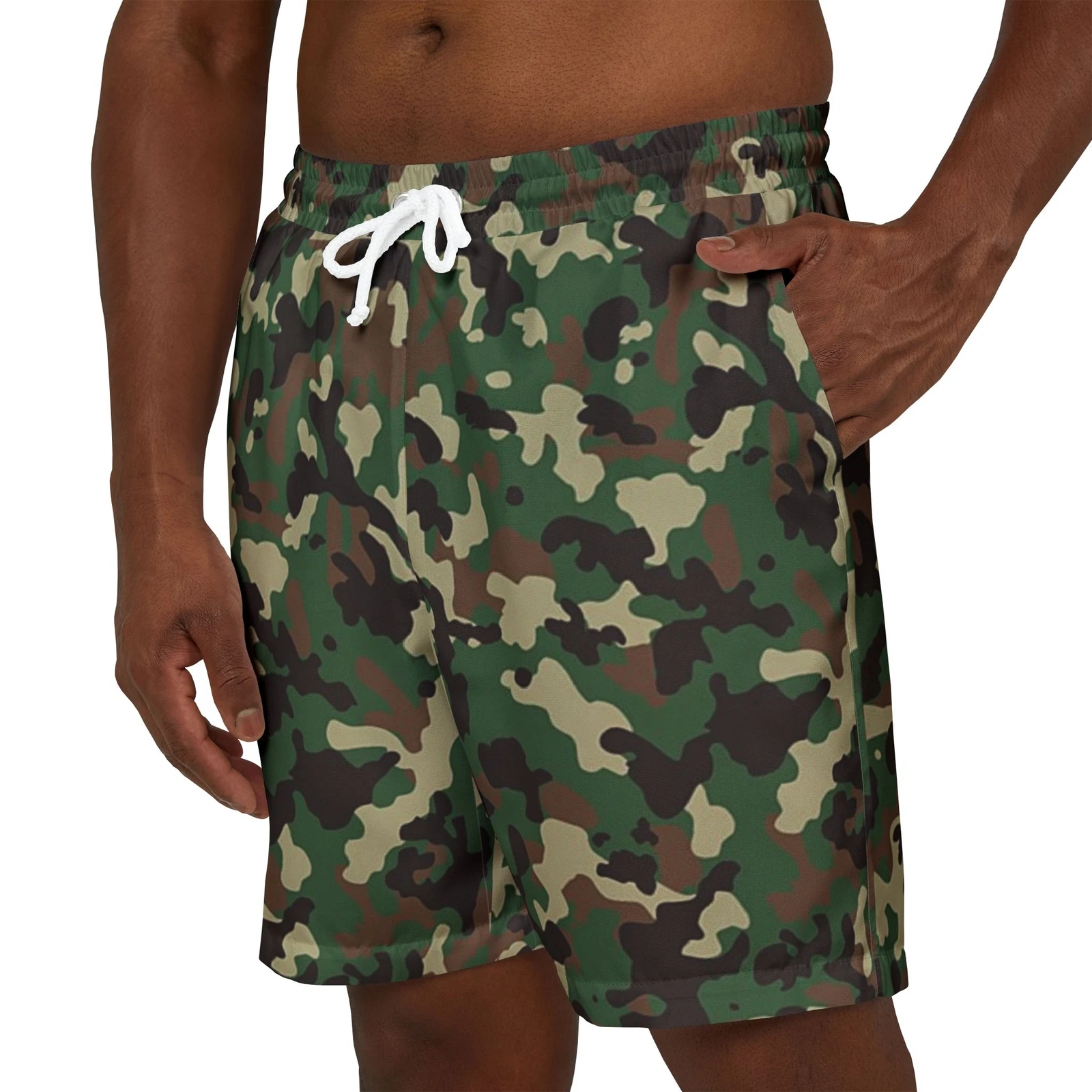 Army Swim Shorts, Summer Beach Wear, Pool Party, Outdoor Adventure