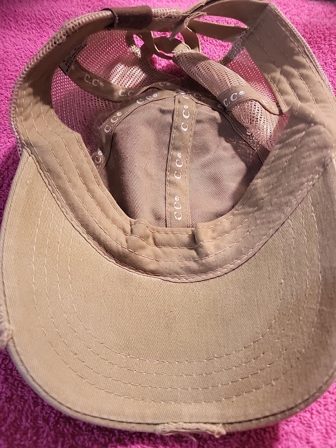 PONY Berretto da baseball donna in rete C C con supporto coda di cavallo