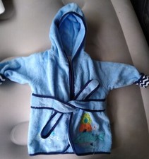 Baby bathrobe with slippers