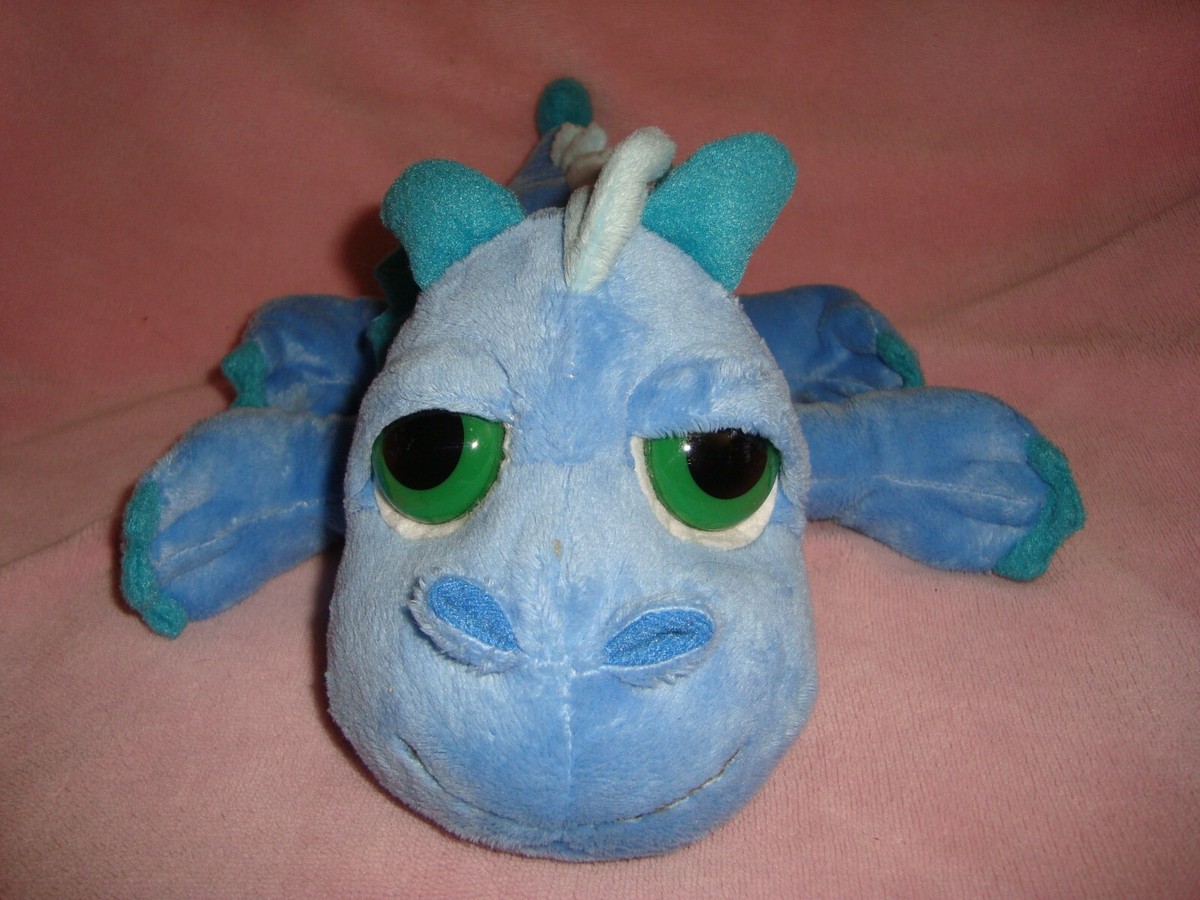 Russ Lil Peepers Blue Dragon SCORCH Plush & Beans 12