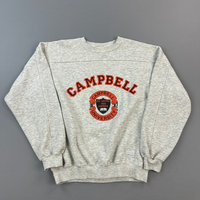 #ad Campbell Fighting Camels Sweatshirt Mens Medium Gear For Sports Academic Crest $34.95