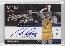 2023-24 Panini Noir Reigning Nights Signatures 60/99 Rick Barry Auto HOF 9l4