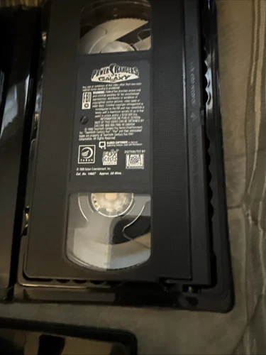 Lot Of 6 Power Rangers VHS Slip Clamshell Galaxy Black White Magna Titanium - Picture 19 of 20