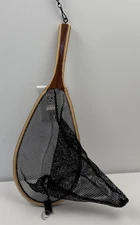 Vintage Fly Fishing Trout Landing Net Wood Handle Rustic Wall Decor Functional!!