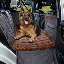 Dog Bed for Car Back Seat, Non-Slip Backseat Pet Bed Mat for Travel, Soft Dog...