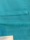 Chico's So Slimming Girlfriend Crop Jeans size 3 women 16 Teal Stretch excellent — photo 3
