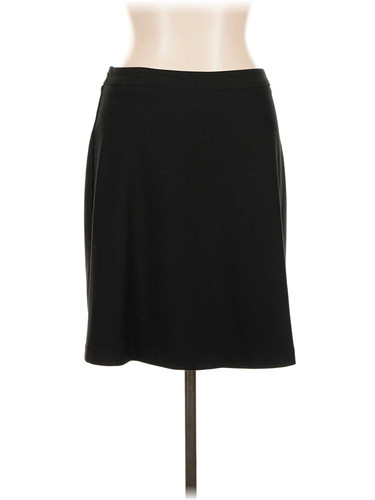 Margaret M Women Black Formal Skirt L