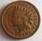 1906 UNITED STATES PENNY - INDIAN HEAD - Great Coin - Lot #M21