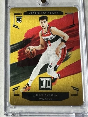 /10 Gold - 2020-21 Impeccable - Rookie - Stainless Stars Deni Avdija #23