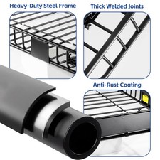 Roof Rack Basket 64"x39" 250lb Steel Cargo Carrier with Net for SUV Black