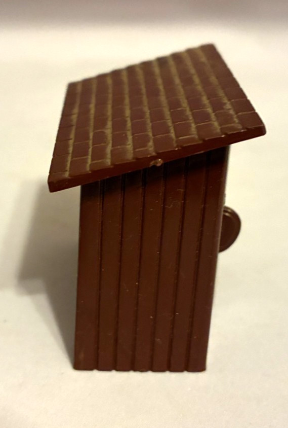Vintage Bachmann Plasticville Outhouse His & Hers O-S Scale Train Set Scenery