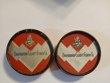 VINTAGE UNDERWOOD ELLIOTT FISHER CO.  TYPEWRITER RIBBON CARDBOARD PAPER BOX PAIR thumbnail