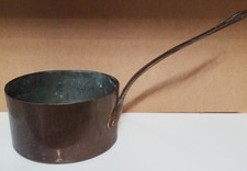 Alter / Antiker Kupfer Kochtopf Topf mit Griff