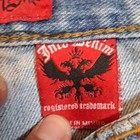 JNCO Jeans Men’s Light Wash Blue Denim Shorts Distressed Embroidered 12" — photo 3