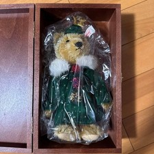 Steiff Christmas Teddy Bear 2001 Little Santa 2500 Limited Edition JAPAN 21cm