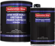 1.25 Gallon 2K High Build Primer Automotive Paint Kit - 1 Gal. Gray Urethane ...