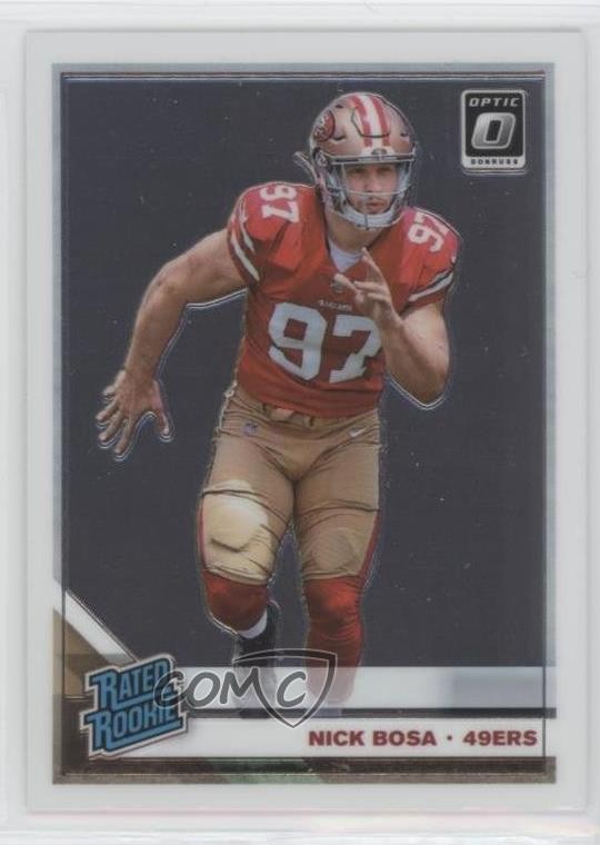2019 Panini Donruss Optic Rated Rookie Nick Bosa #168 14ll
