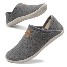 Fuzzy House Slippers for Women Men Indoor 8.5-9.5 Women/6.5-7.5 Men Ty1 Grey