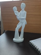 Vintage Spoke Father & Child Figurine