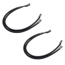 2Pcs 23.6in/60cm Deutsch DT DTP DT06-2S 2 pin Male to Female 2 Way Splitter