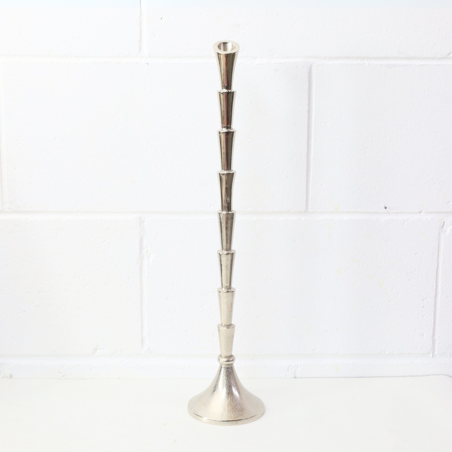 Candlestick 52cm Tall Aluminium Taper Candle Holder Dining Table Centrepiece